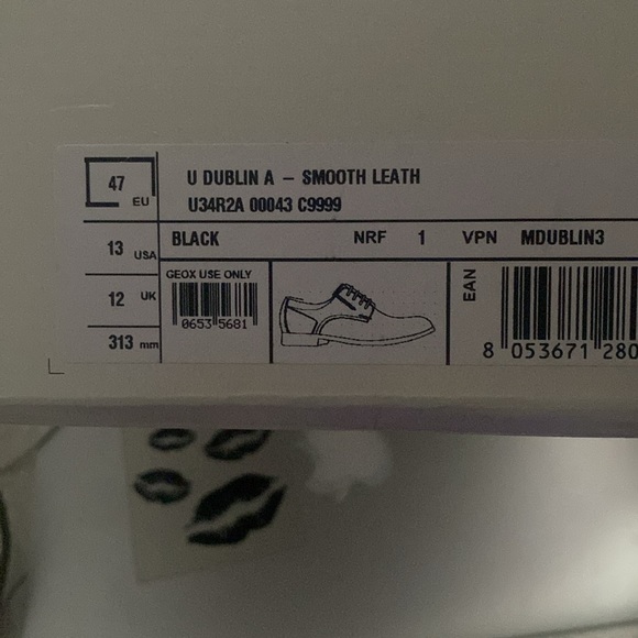 GEOX Dublin A Leather Shoes - Picture 7 of 7